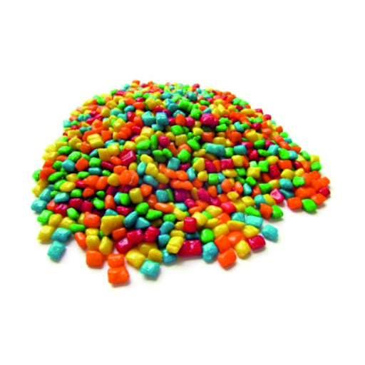 Chiclets en miniatura de colores variados
